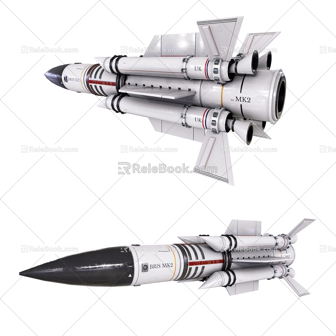 rocket missile 3d model