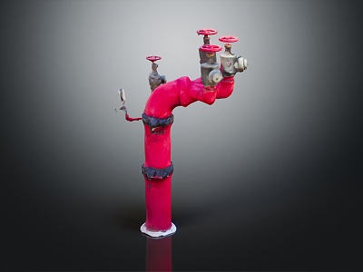 Industrial LOFT water pipe 3d model