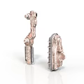 Metal Mechanical Equipment Parts With Bolts Springs And Textured Structure