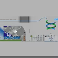 Oricare Exhibition Booth With Modern Design Spiral Structure And Display Screens