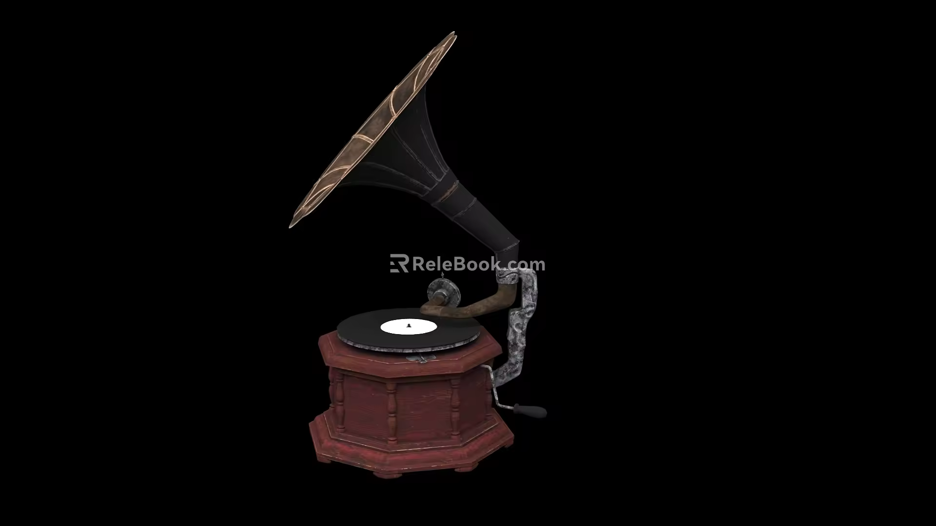 audio record player 3d model