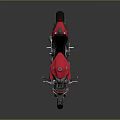 Pink Sport Motorcycle With Modern Design And Black Accents On Shiny Body