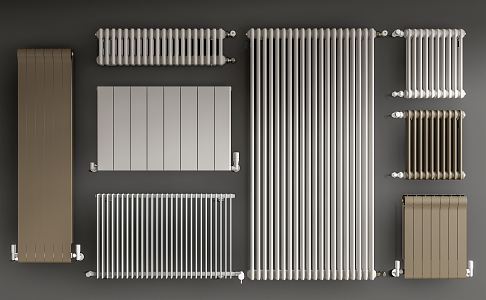 Modern radiator combination 3d model