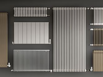 Modern radiator combination 3d model