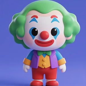Clowns. 3d model