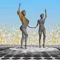 Modern Robot Atomic Heart Twin Dancing Mechanical Ji Female Robot Su-style Aesthetic Robot 3d model