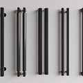 Black Metal Cabinet Handles With Different Modern Designs For Furniture