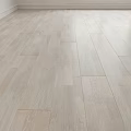 Light Colored Wooden Floor Planks With Natural Texture And Smooth Surface 3d model