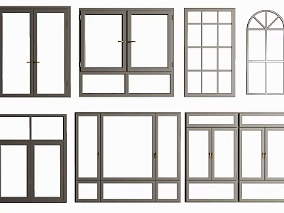 Different Designs Of Casement Windows For Home Decoration And Installation 3d model