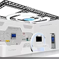 State Grid New Energy Exhibition Booth With Modern Design And Display Equipment