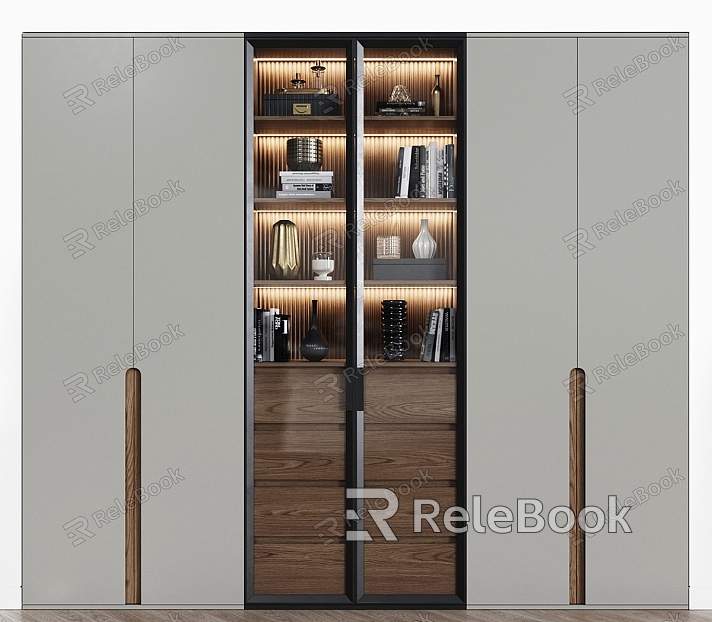 Modern wardrobe model