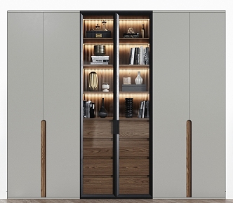 Modern wardrobe 3d model