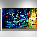 Colorful Abstract Paintings With Diverse Styles For Modern Wall Art