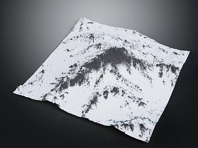 Stone Wood Decorative Panel With White And Black Natural Texture For Interior Design 3d model