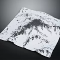 Snow Mountain Snow Rock Rock Block Rock Block Rock Specimen Boulder Boulder Boulder Boulder Rock Stratum 3d model