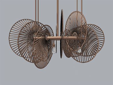 Southeast Asia Chandelier 3d model