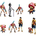 Colorful Anime Character Dolls With Various Outfits Hats And Different Poses