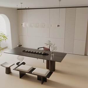 Modern Tea Room 3d model