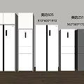 Midea Refrigerators and Freezers in White and Gray with Various Sizes and Designs