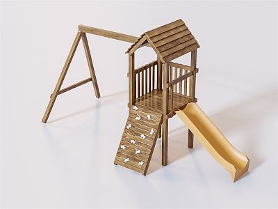 Modern slide children'slide 3d model