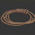 Coiled Brown Durable Rope Ideal for Home Use and Multipurpose Daily Household Tasks