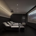 Modern Shop Reception Counter Interior Design With Metal Desk Decorative Plants And Ambient Lighting