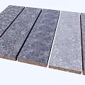 Garden Path Paving With Various Natural Stone Textured Surfaces In Gray Tones
