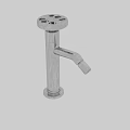 Modern Stainless Steel Faucet With Curved Spout And Single Handle Control