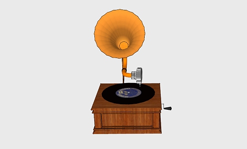 phonograph 3d model