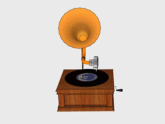 phonograph 3d model