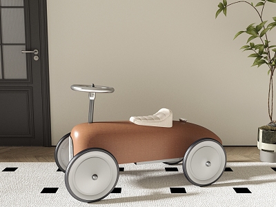 Children's toy car 3d model