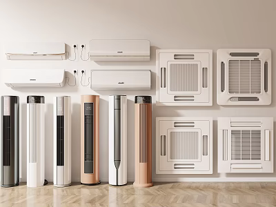 Modern Air Conditioner Wall-mounted Air Conditioner Vertical Air Conditioner Floor-mounted Air Conditioner Air Conditioner Hanging 3d model