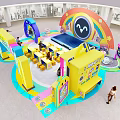 Modern US Chen Zhong Ting US Chen Egg Party ip Design DP Point Design IP US Chen pop-up shop Game Interactive Hand Doll IP Image 3d model