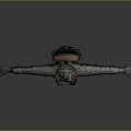 Game Movie Character In Green Military Uniform With Helmet Equipment Belt Backpack And Black Boots