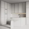 Modern Kitchen Interior Design Featuring Wooden Cabinets Marble Countertop And Sink