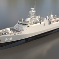 Cruise Ship Frigate Warship Destroyer Warship Sigma Class Light Frigate Ship Film Class Super Realistic High Precision Low Face Number Low Model 3d model