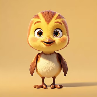 Cute Chicken Team 3d model