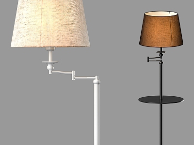 Nordic simple floor lamp 3d model