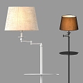 Nordic simple floor lamp 3d model