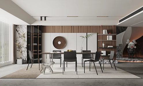 Modern Restaurant 3d model