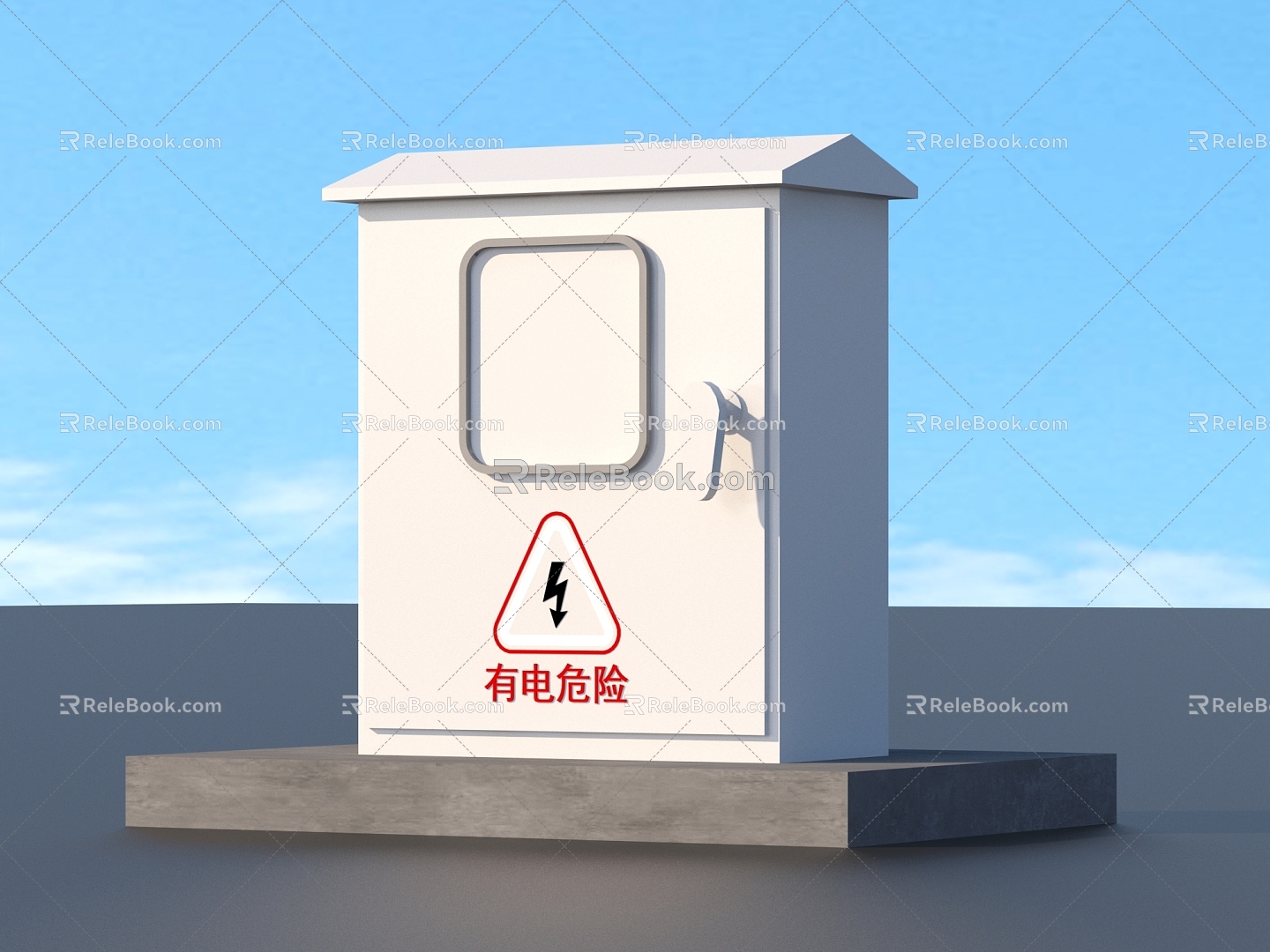 Distribution box Power generation box Power distribution room 3d model