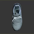 Light Blue Stylish Casual Sports Shoes With Mesh Upper White Laces And Contrast Sole