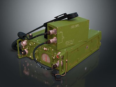 Radio Telephony Military Radio Military Walkie-talkie Military Telephone Military Radio Communication 3d model