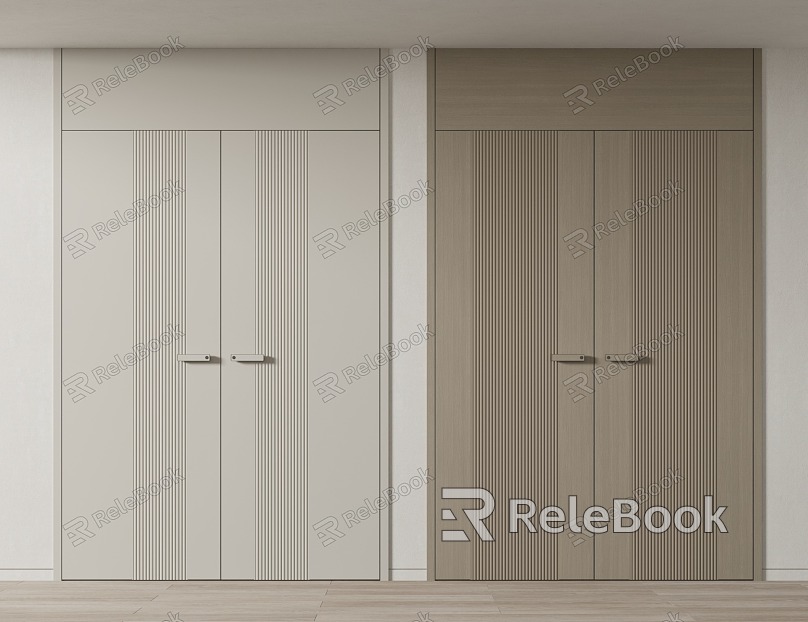 Modern double door model