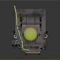 Infrared Steiner Laser Pistol Light Source Firearm Sight Firearm Device 3d model