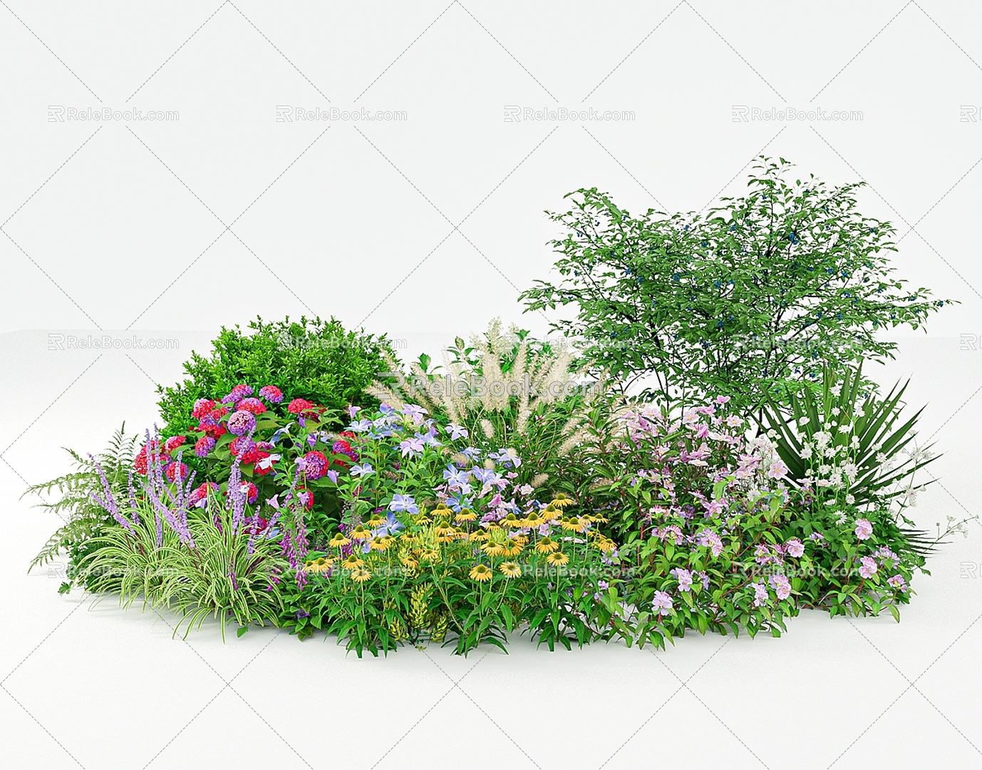 Modern Plants Flower Plants 3d model