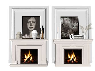 Jane's Fireplace 3d model