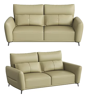 Double sofa 3d model