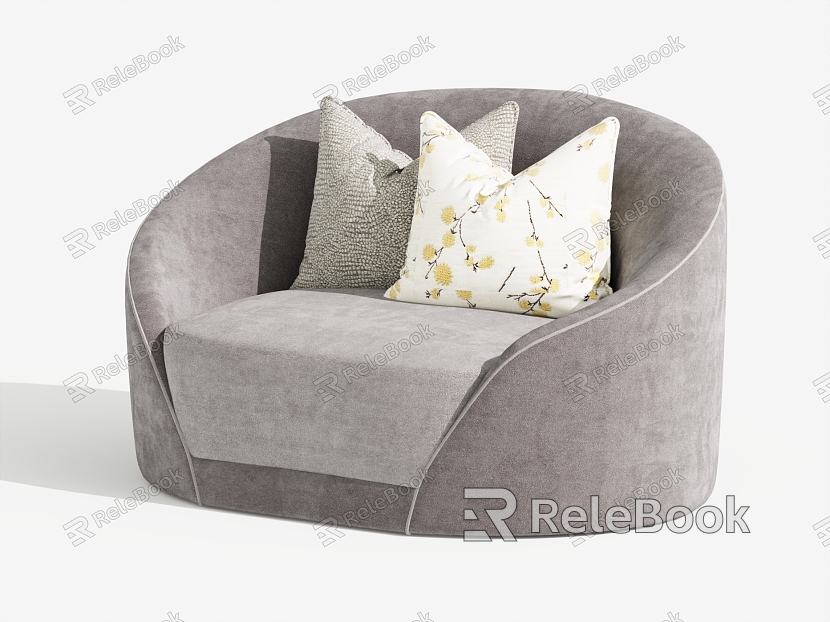 Modern Single Sofa Single Chair Leisure Chair model