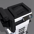Efficient Multifunctional Office Appliance With User Handling Documents In Workplace